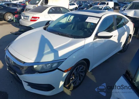 2018 Honda Civic Ex z USA, uszkodzony, nr VIN 2HGFC2F79JH502571